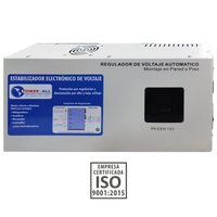 Protección para 1-2 Electrodomésticos | Regulador 110V 2.5kVA | Instalación Incluida