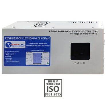 Protección Básica para 1 Aire Acondicionado | Regulador 110V 1.5kVA | Instalación Incluida